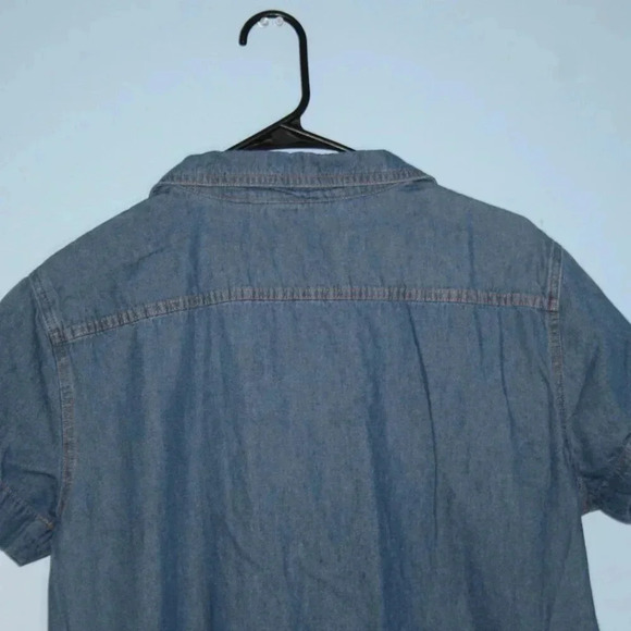 Vermont Country Store Brand Denim Midi Dress with Pockets Modest - Picture 10 of 12